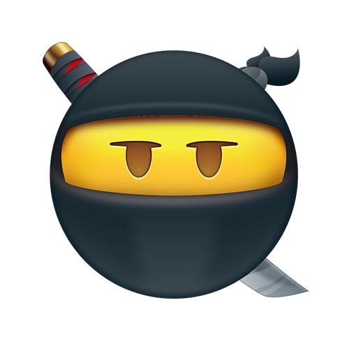 ninja animated emoticon
